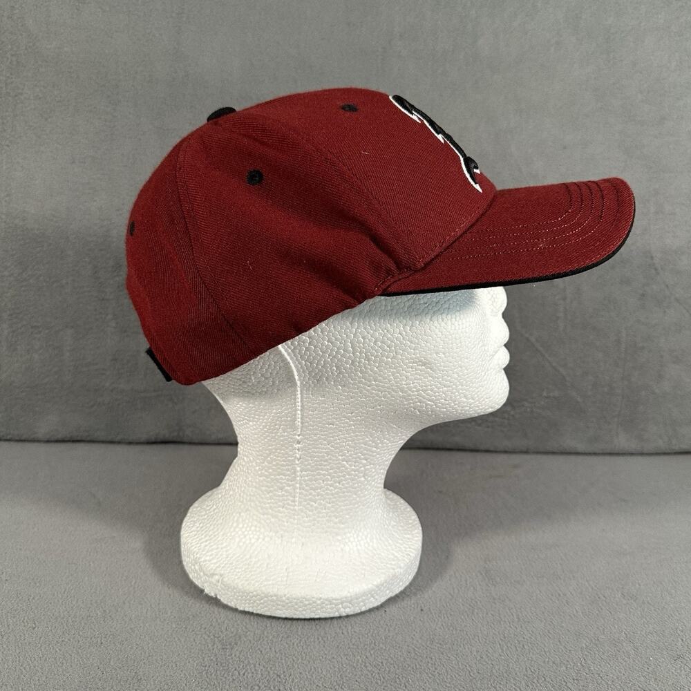 Zephyr Arkansas Razorbacks Red Adjustable Strapback Hat NCAA Cap - Picture 7 of 9